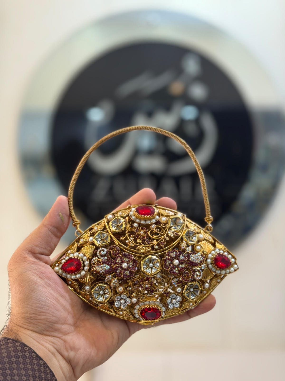 Stylish Kundan Turkish Designer Clutch_New Arrival_ Design 1