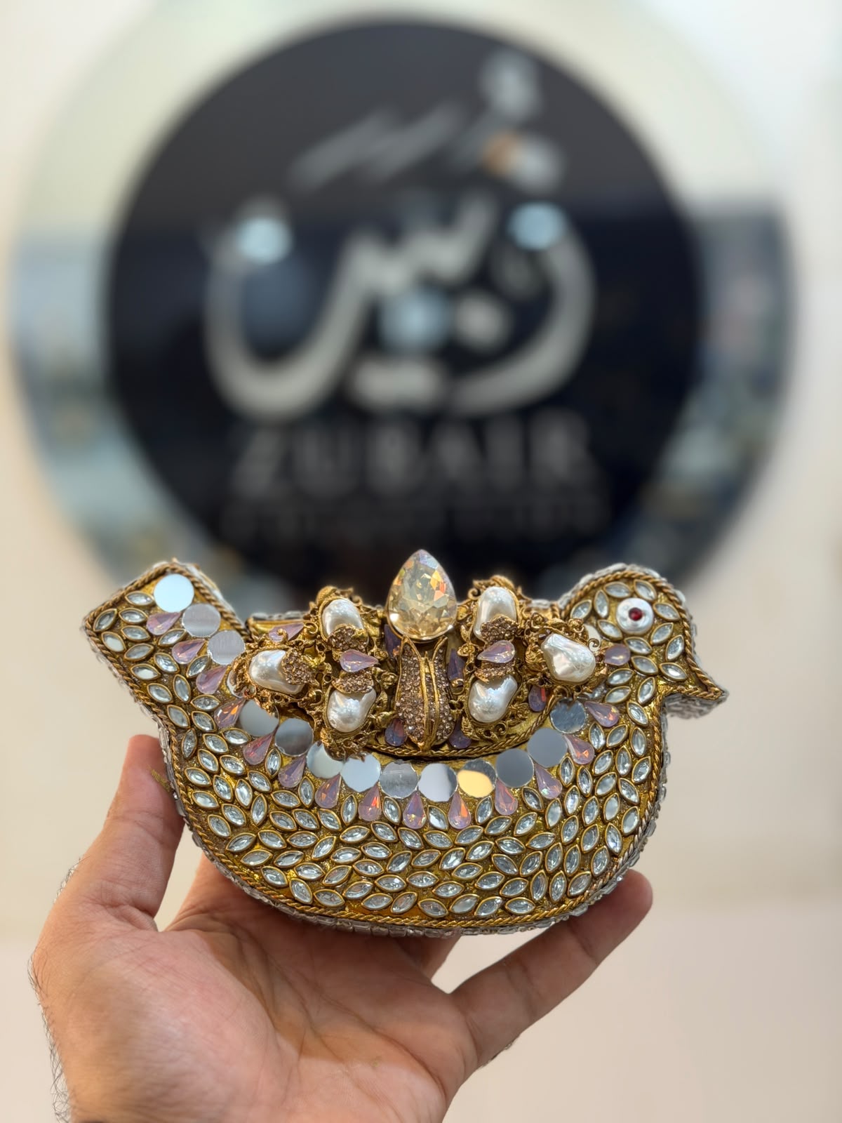 Stylish Kundan Turkish Designer Clutch_New Arrival