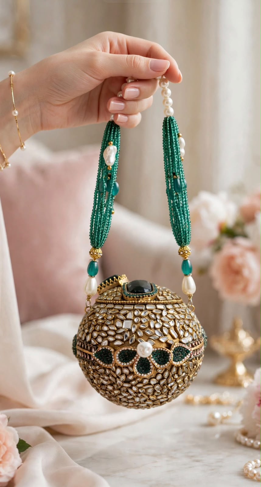 Stylish Kundan Turkish Designer Potli_New Arrival_ Design 7