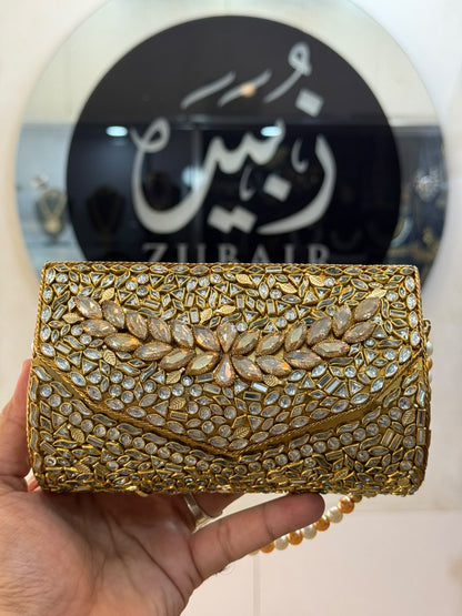 Stylish Kundan Turkish Designer Clutch_New Arrival_ Design 1
