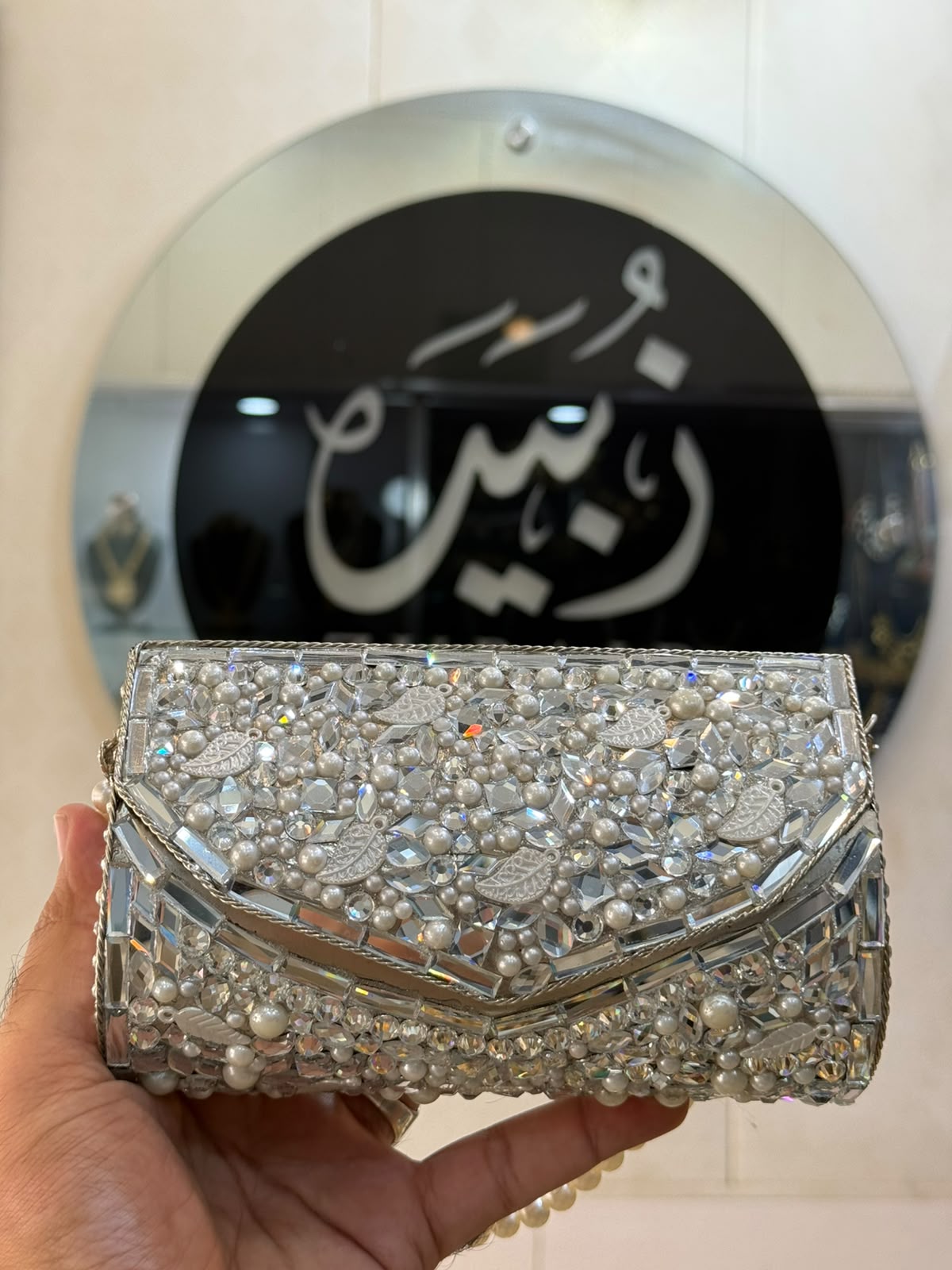 Stylish Kundan Turkish Designer Clutch_New Arrival_ Design 4