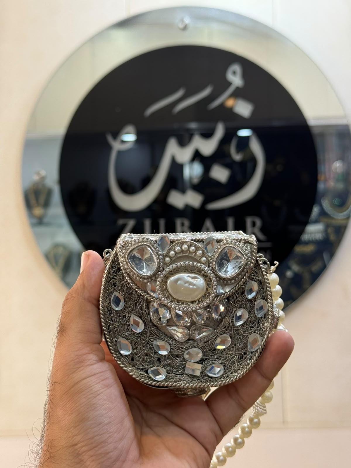 Stylish Kundan Turkish Designer Clutch_Small Size_New Arrival_ Design 4