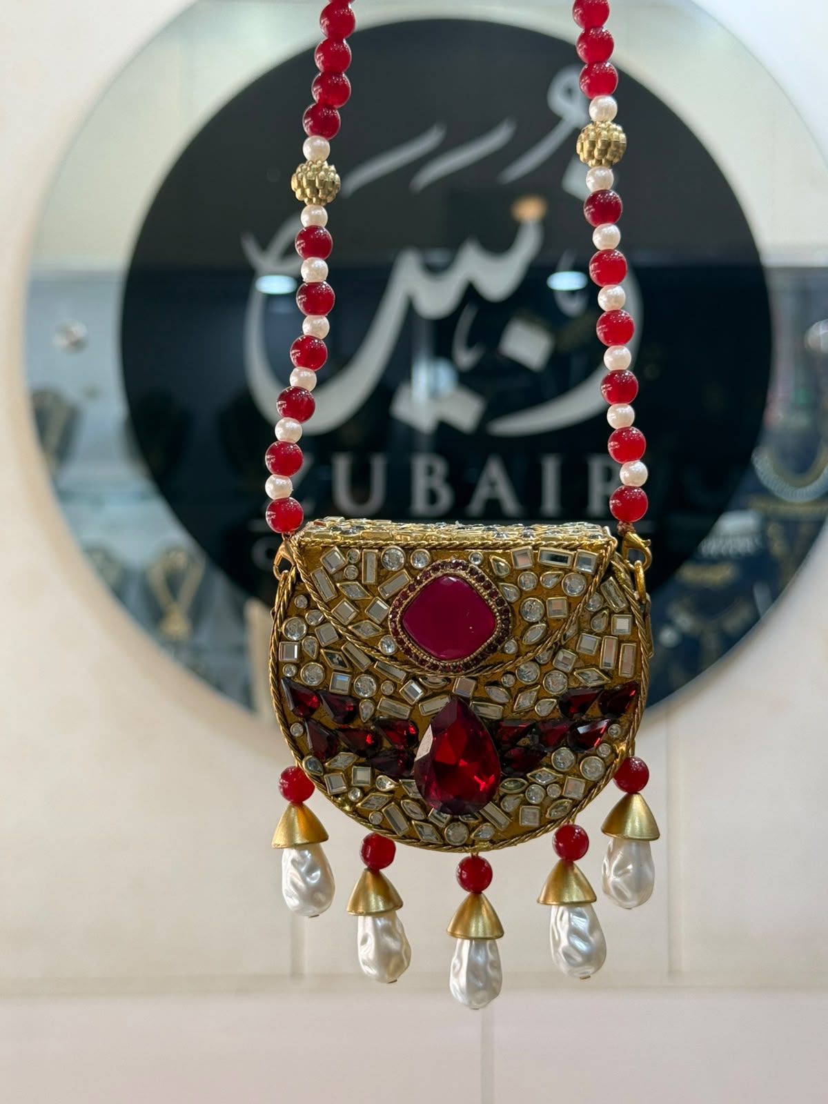 Stylish Kundan Turkish Designer Clutch_Small Size_New Arrival_ Design 9