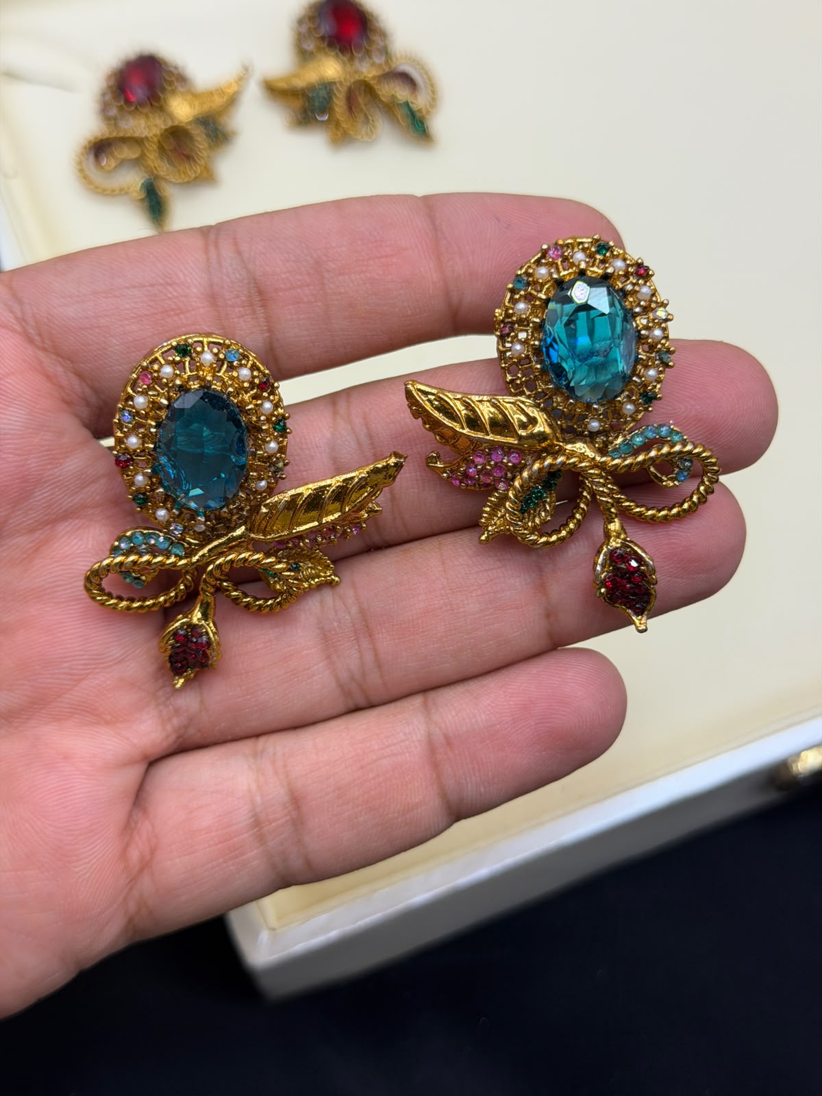 Royal Turkish Designer EarRings | Wedding Collection – New Arrival