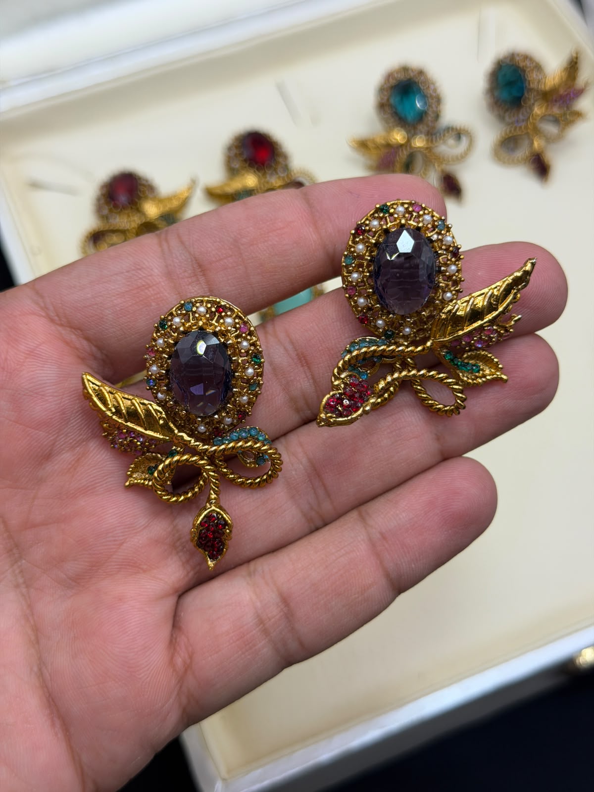 Royal Turkish Designer EarRings | Wedding Collection – New Arrival