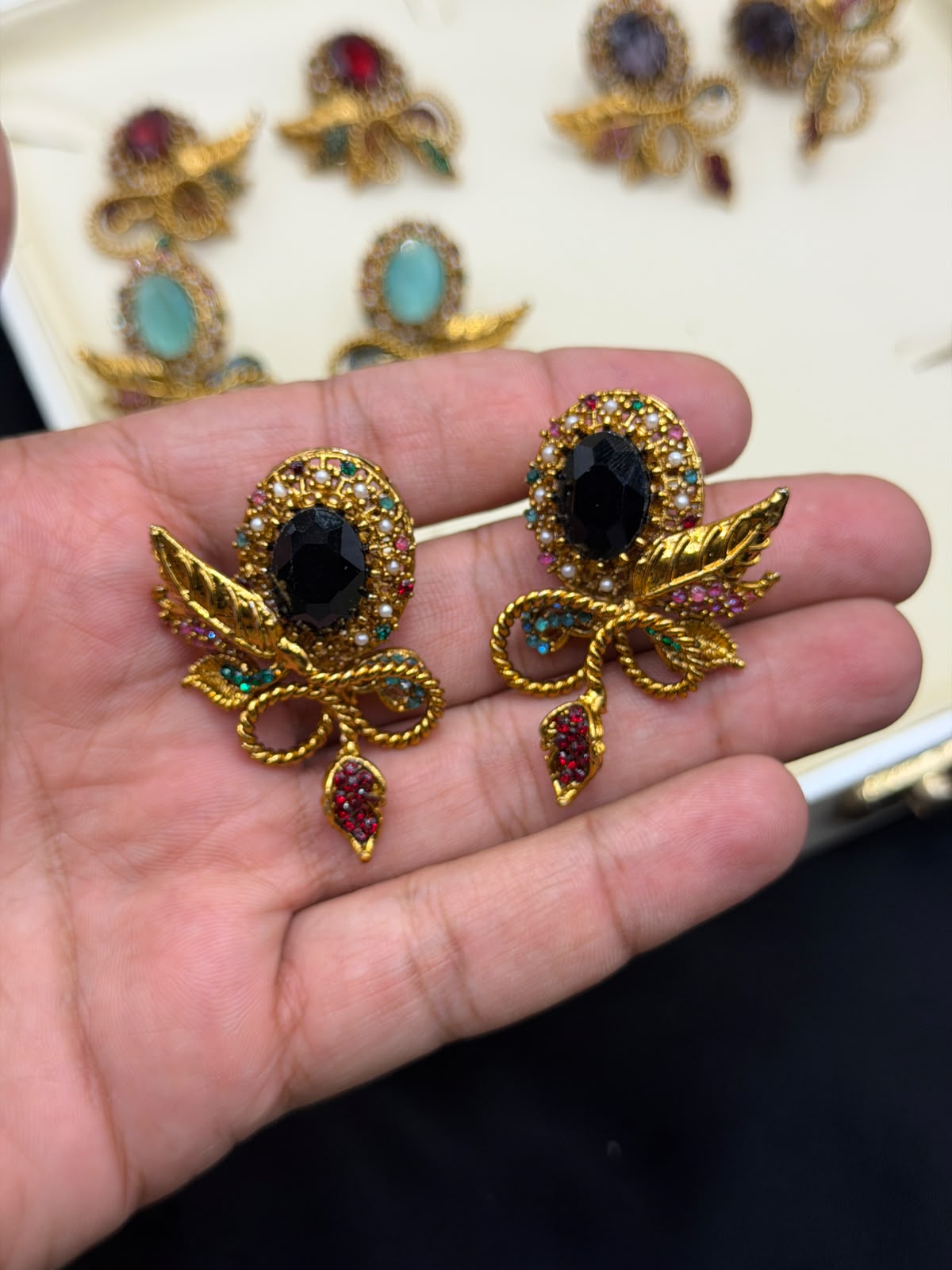 Royal Turkish Designer EarRings | Wedding Collection – New Arrival