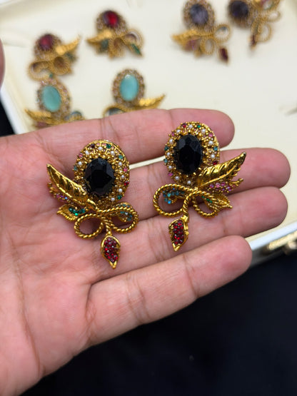 Royal Turkish Designer EarRings | Wedding Collection – New Arrival