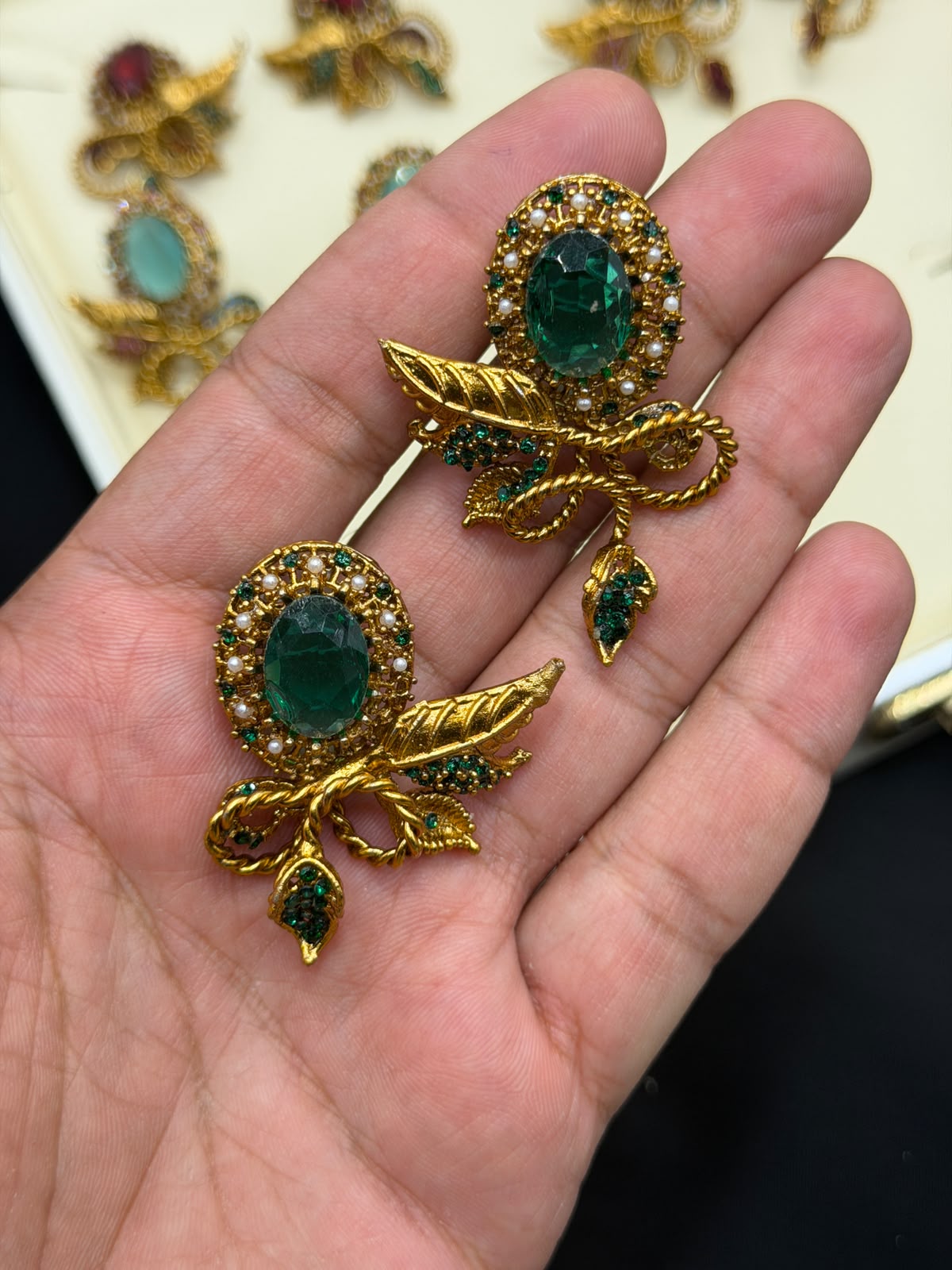 Royal Turkish Designer EarRings | Wedding Collection – New Arrival