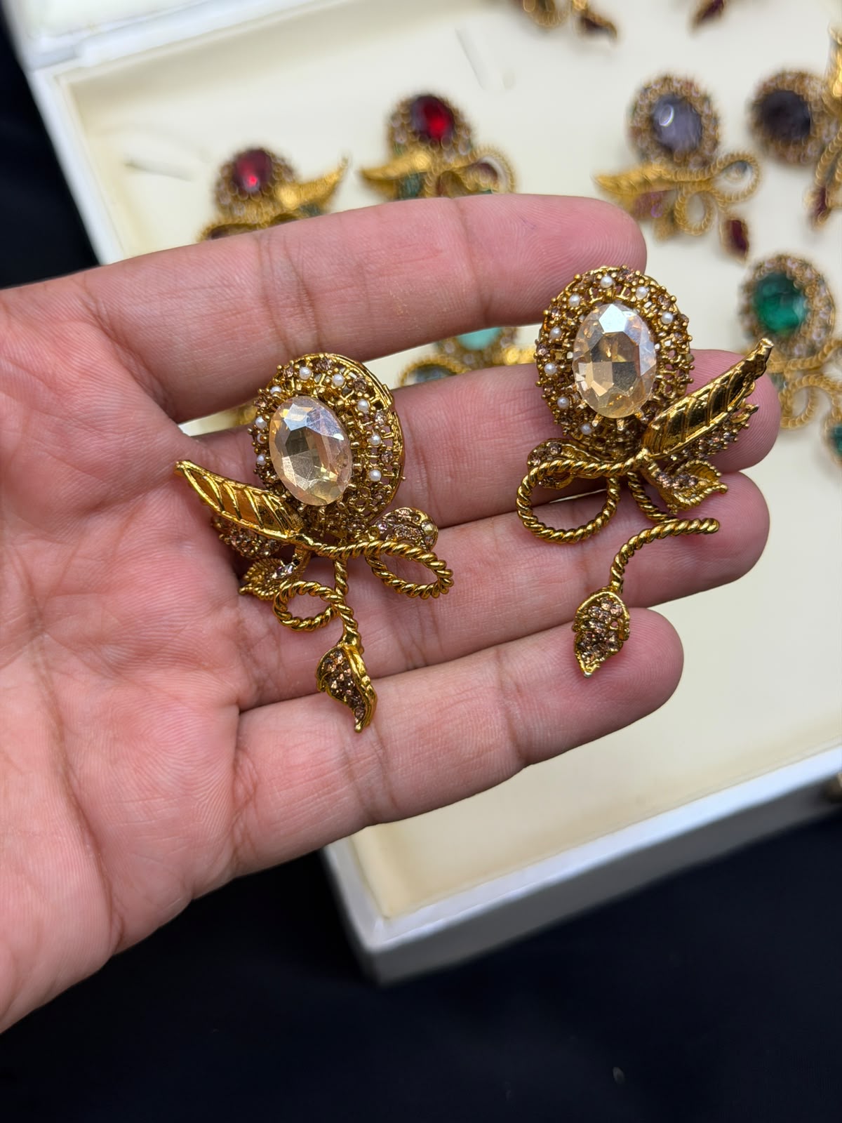 Royal Turkish Designer EarRings | Wedding Collection – New Arrival