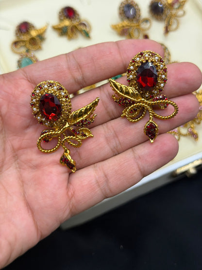 Royal Turkish Designer EarRings | Wedding Collection – New Arrival