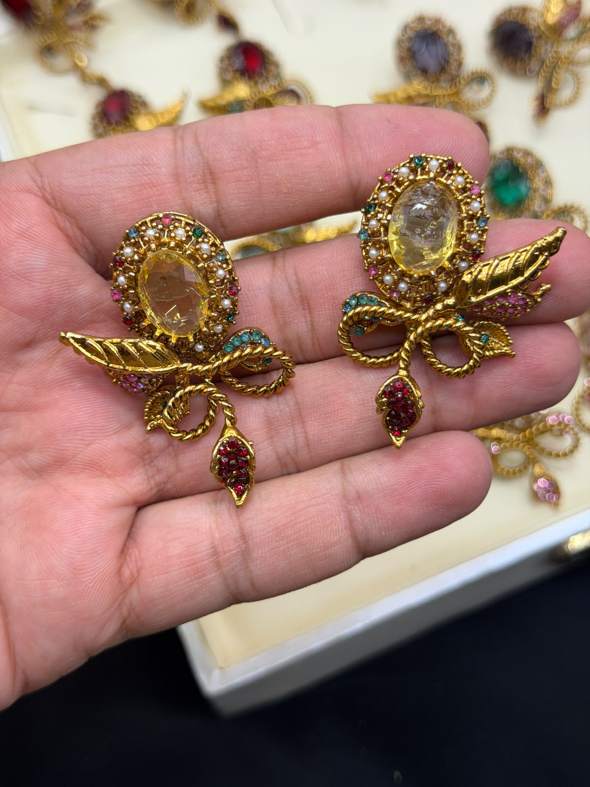 Royal Turkish Designer EarRings | Wedding Collection – New Arrival