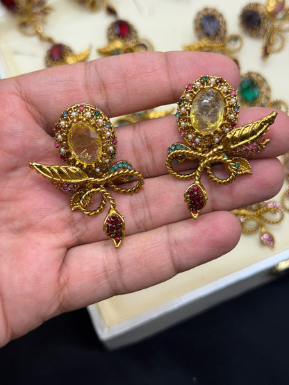 Royal Turkish Designer EarRings | Wedding Collection – New Arrival
