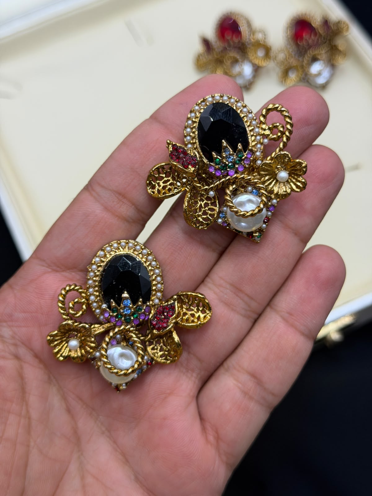 Royal Turkish Designer EarRings | Wedding Collection – New Arrival