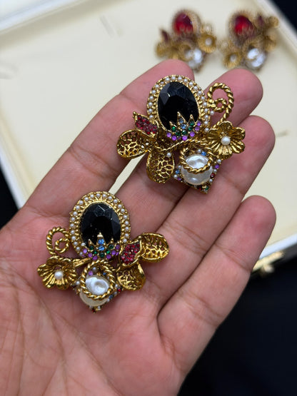 Royal Turkish Designer EarRings | Wedding Collection – New Arrival