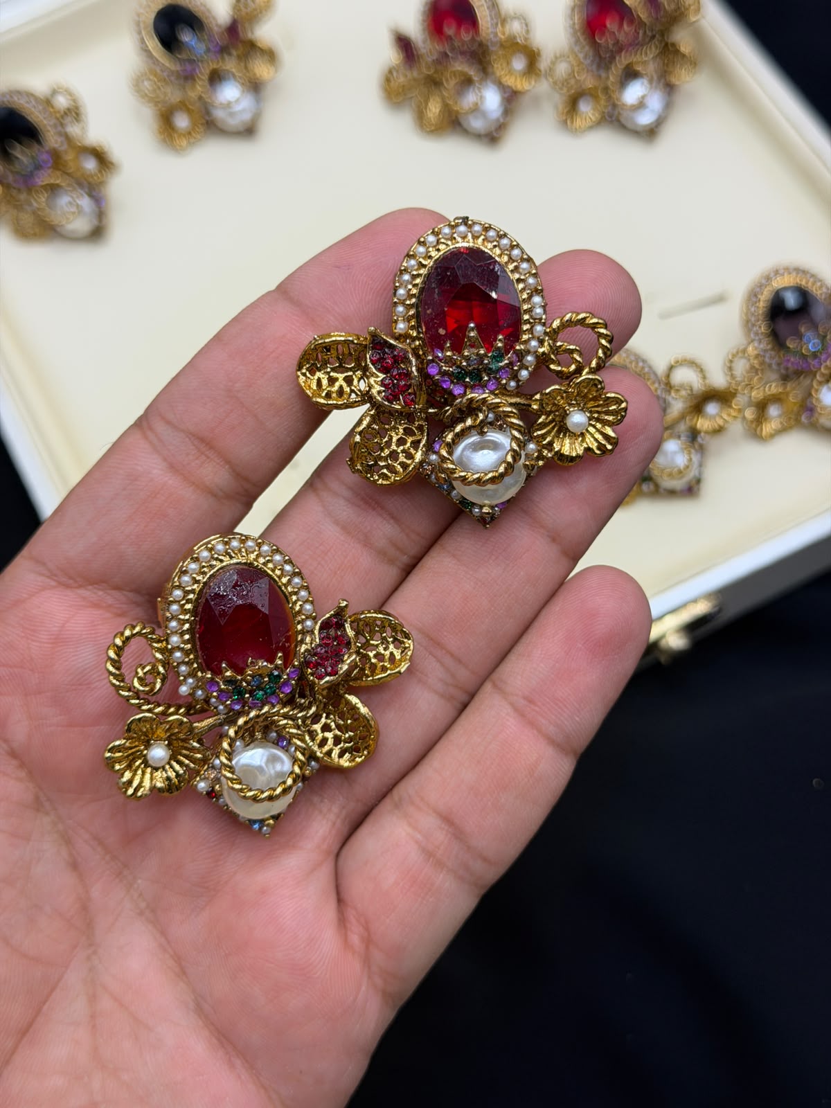 Royal Turkish Designer EarRings | Wedding Collection – New Arrival