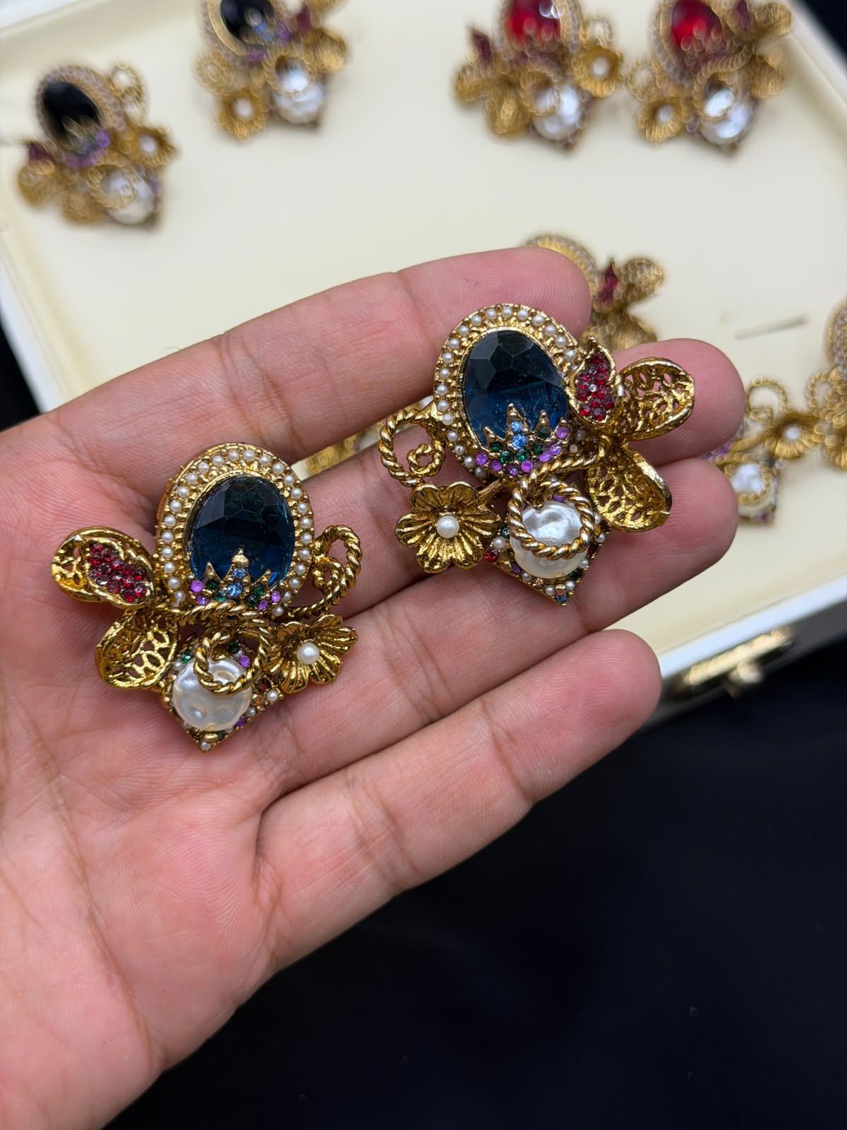 Royal Turkish Designer EarRings | Wedding Collection – New Arrival