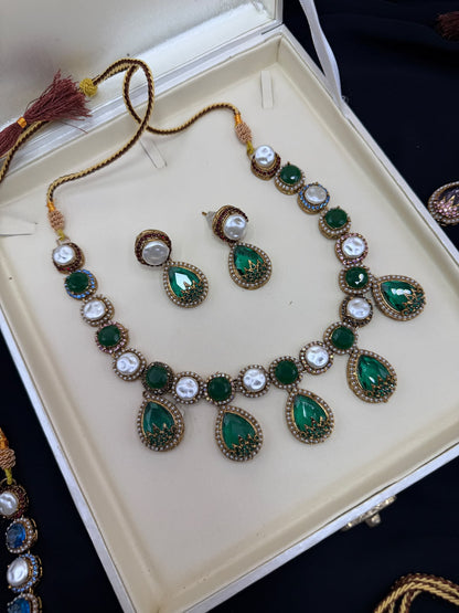 Royal Turkish Designer Necklace Set | Wedding Collection – New Arrival 1
