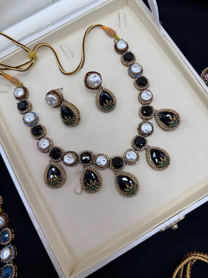 Royal Turkish Designer Necklace Set | Wedding Collection – New Arrival 1