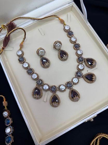 Royal Turkish Designer Necklace Set | Wedding Collection – New Arrival 1
