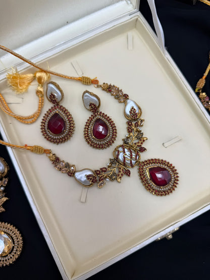 Royal Turkish Designer Necklace Set | Wedding Collection – New Arrival 3