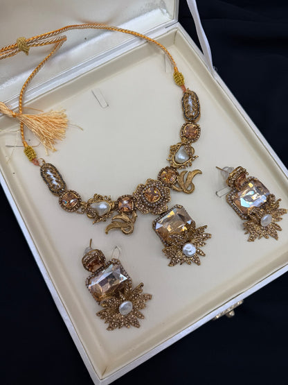 Royal Turkish Designer Necklace Set | Wedding Collection – New Arrival 7