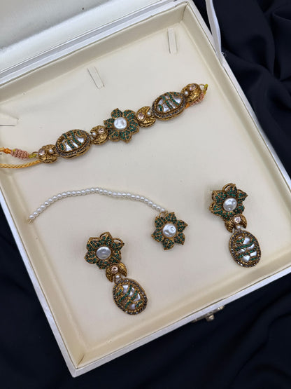 Royal Turkish Designer Choker Set | Wedding Collection – Design 02