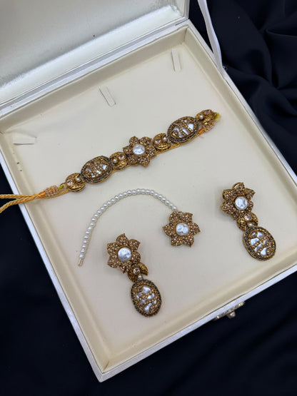 Royal Turkish Designer Choker Set | Wedding Collection – Design 02