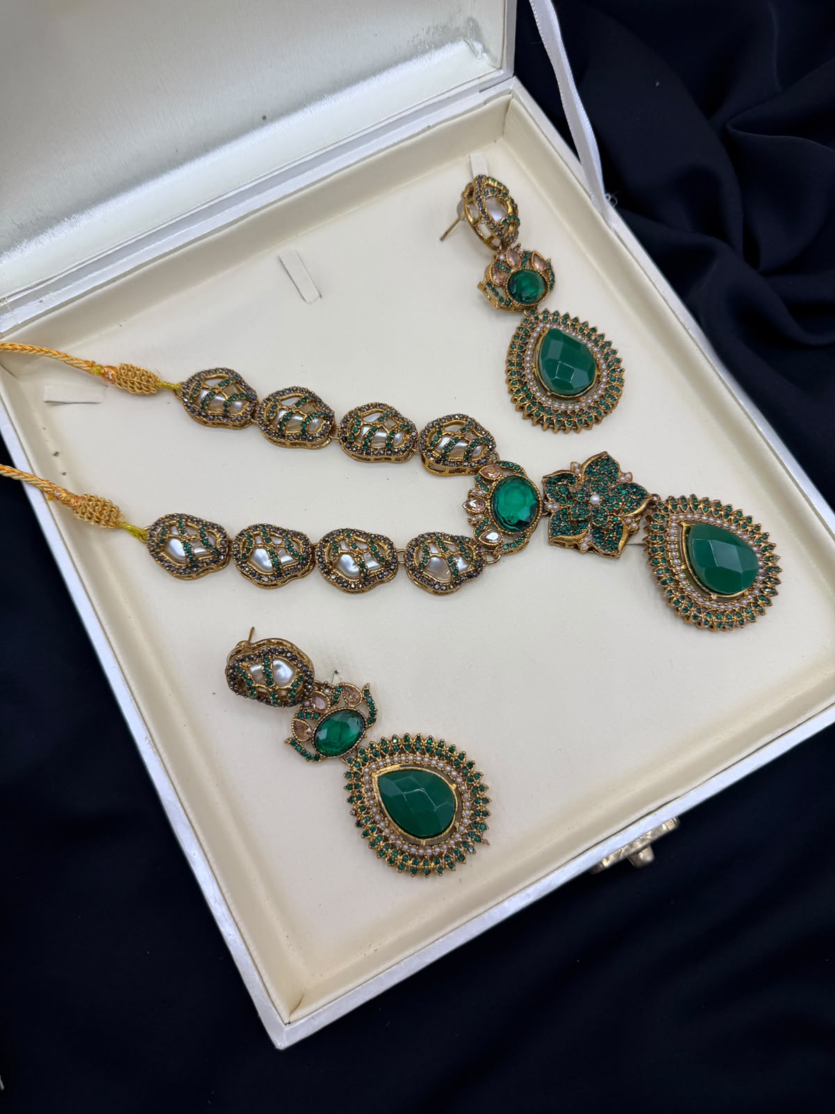 Royal Turkish Designer Neckalce Set | Wedding Collection – Design 7