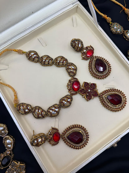 Royal Turkish Designer Neckalce Set | Wedding Collection – Design 7