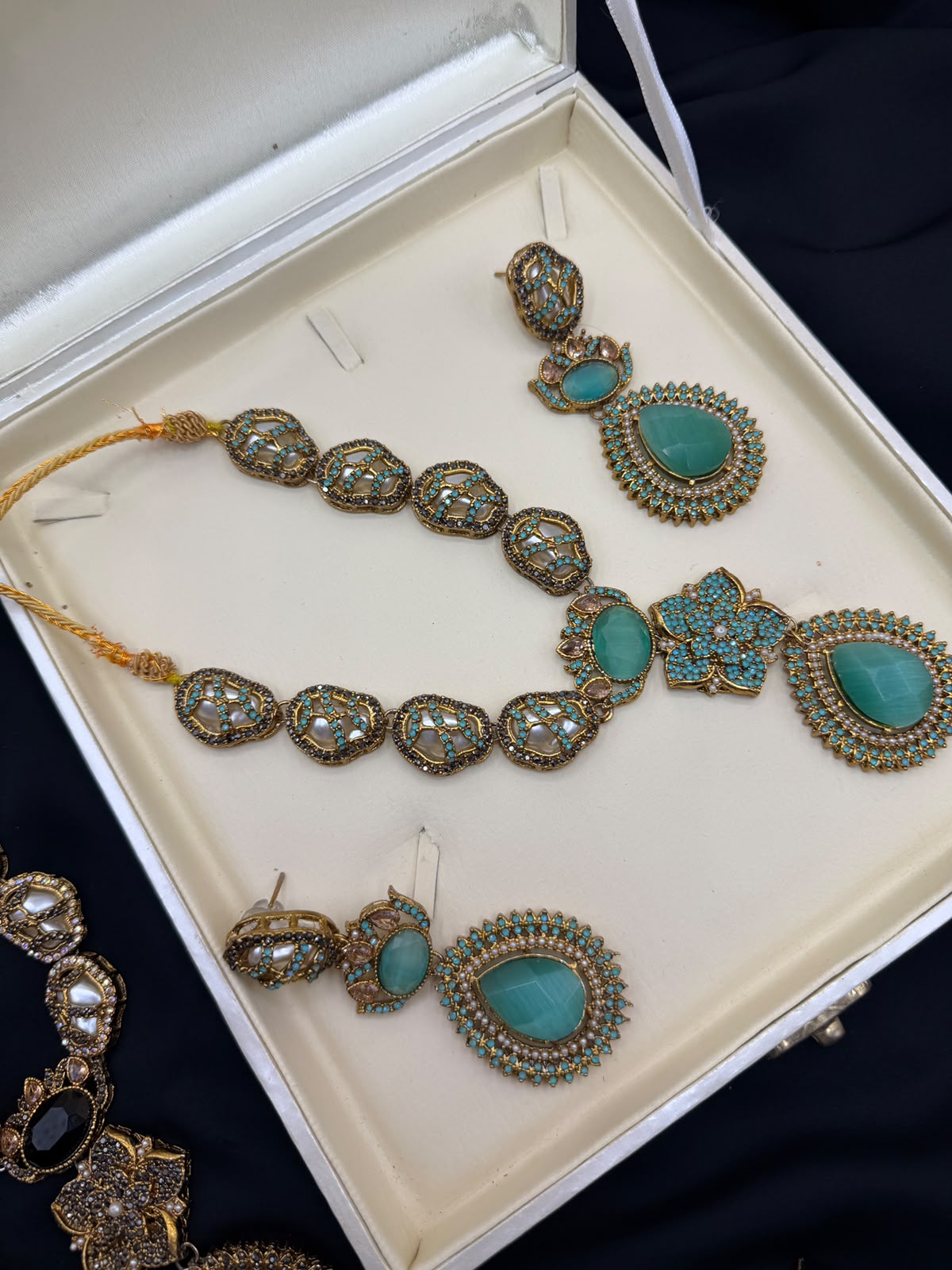 Royal Turkish Designer Neckalce Set | Wedding Collection – Design 7