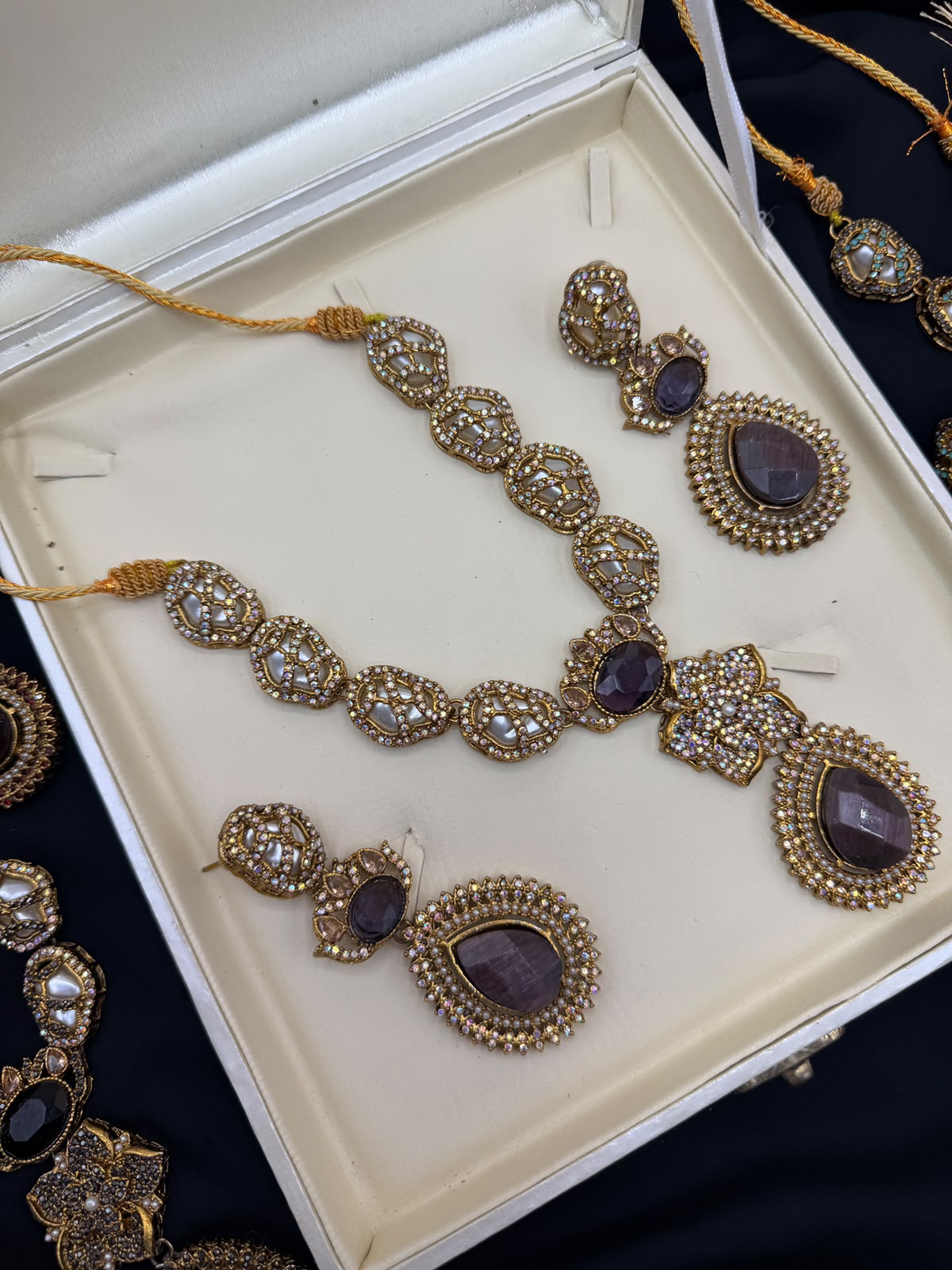 Royal Turkish Designer Neckalce Set | Wedding Collection – Design 7