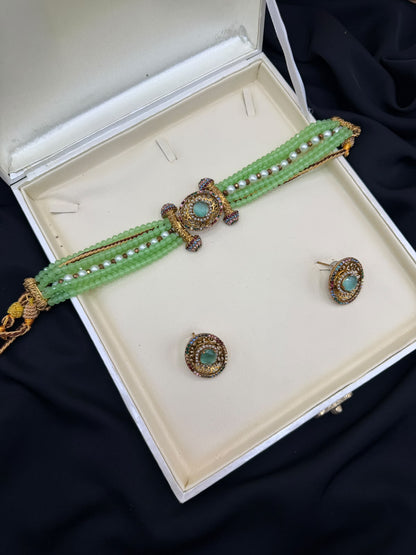 Royal Turkish Designer Choker Set | Wedding Collection – Design 04