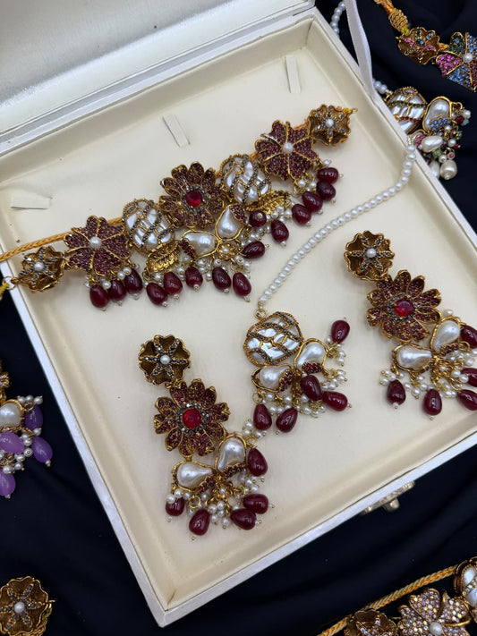 Royal Turkish Designer Choker Set | Wedding Collection – Design 05