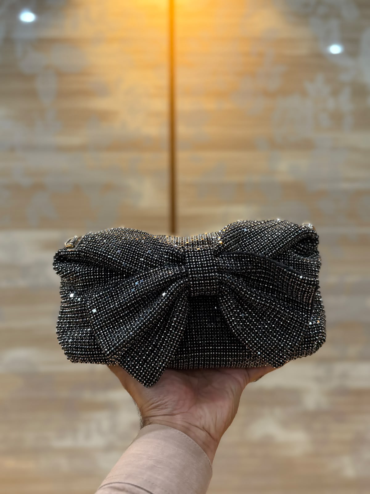 Beautiful Luxury Silver Zircon Bag- New Arrival