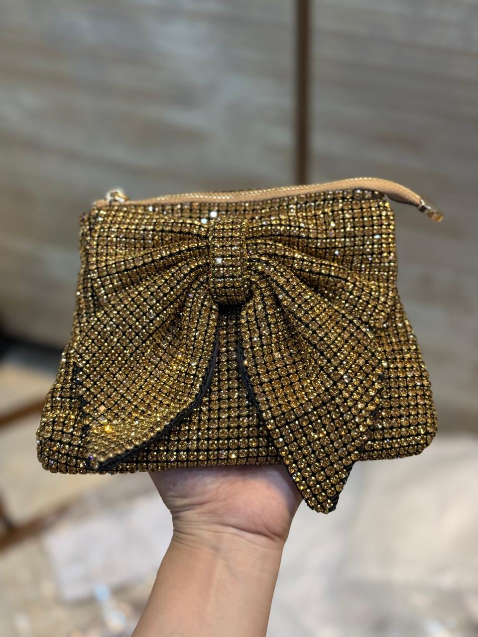 Beautiful Luxury Silver Zircon Bag- New Arrival
