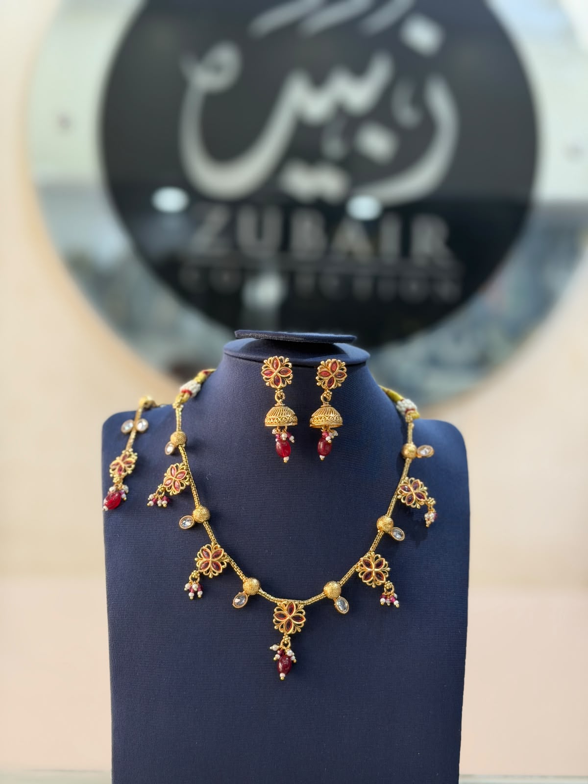 Royal Golden Rajwadi Choker Set – Bridal Necklace & Earrings | Wedding Collection | New Arrival 1
