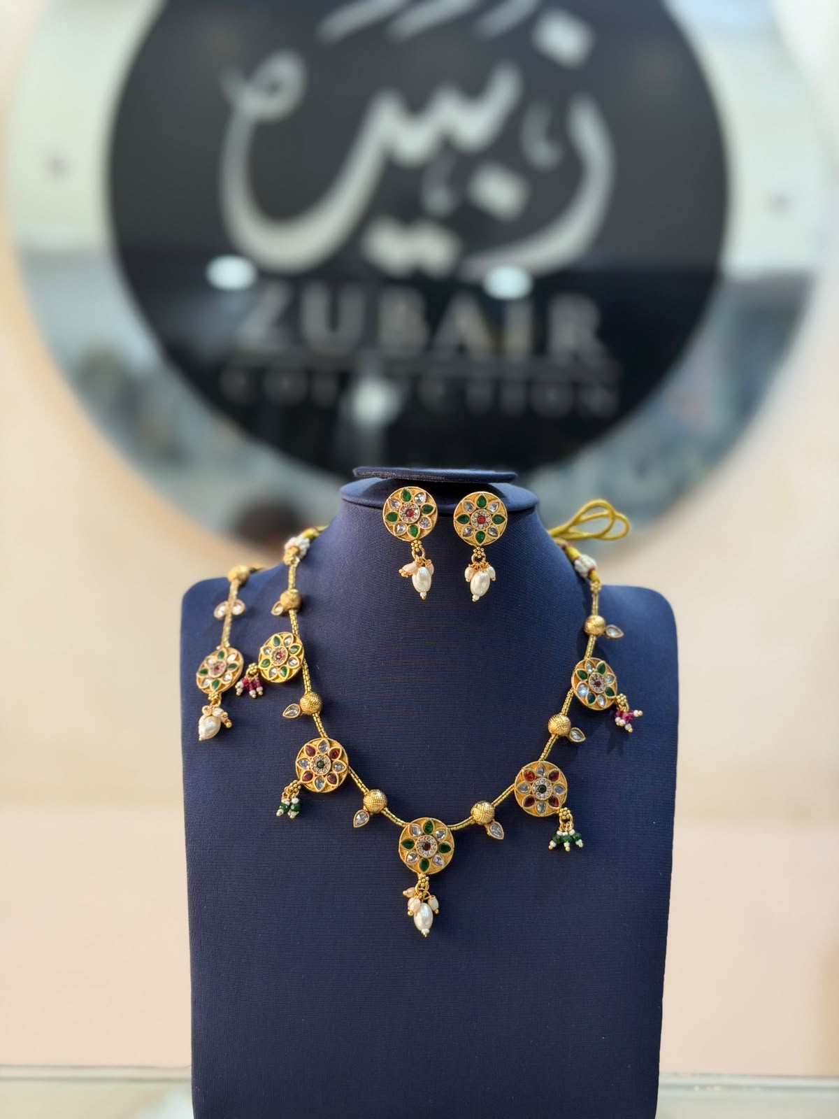 Royal Golden Rajwadi Choker Set – Bridal Necklace & Earrings | Wedding Collection | New Arrival 1