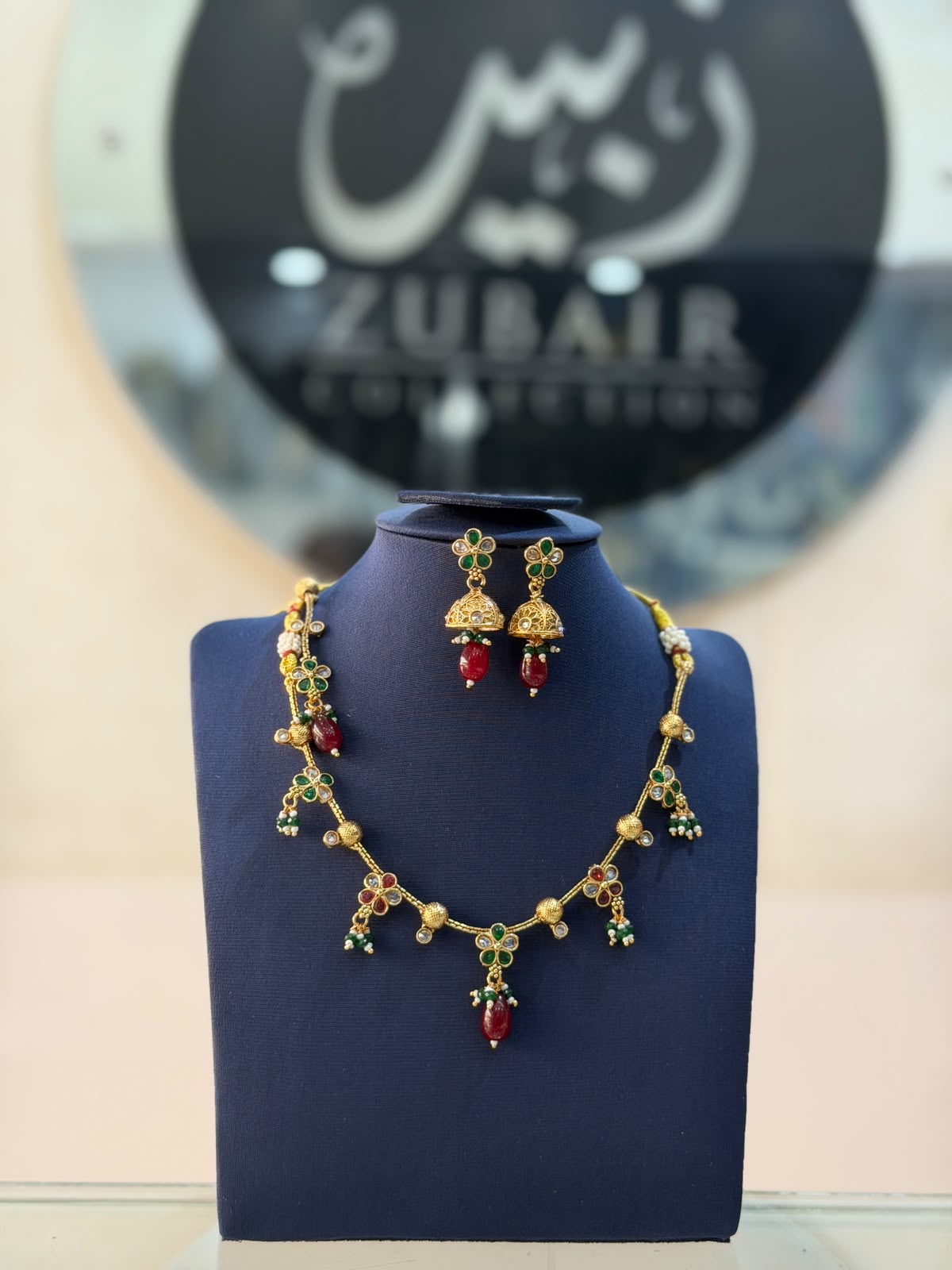 Royal Golden Rajwadi Choker Set – Bridal Necklace & Earrings | Wedding Collection | New Arrival 1