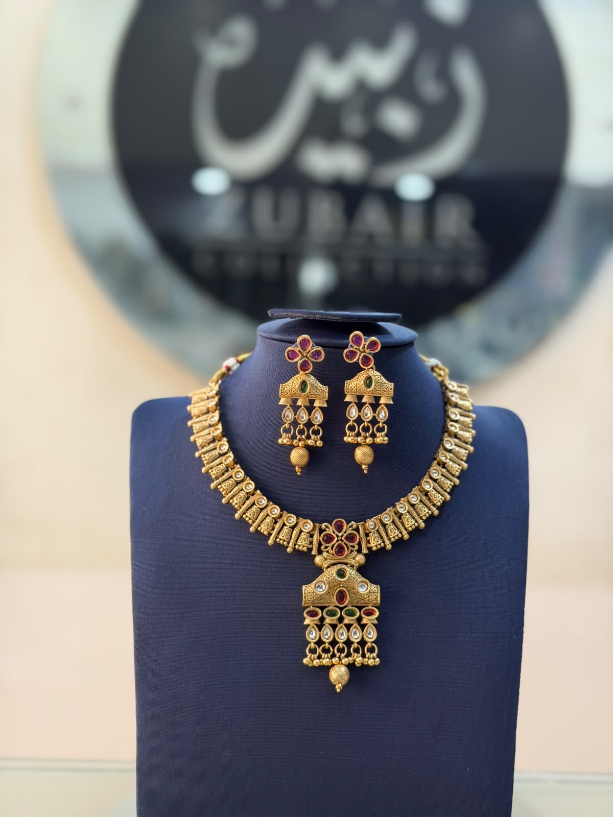 Royal Golden Rajwadi Choker Set – Bridal Necklace & Earrings | Wedding Collection | New Arrival 2