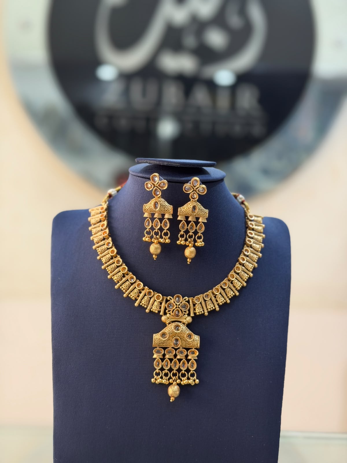 Royal Golden Rajwadi Choker Set – Bridal Necklace & Earrings | Wedding Collection | New Arrival 2