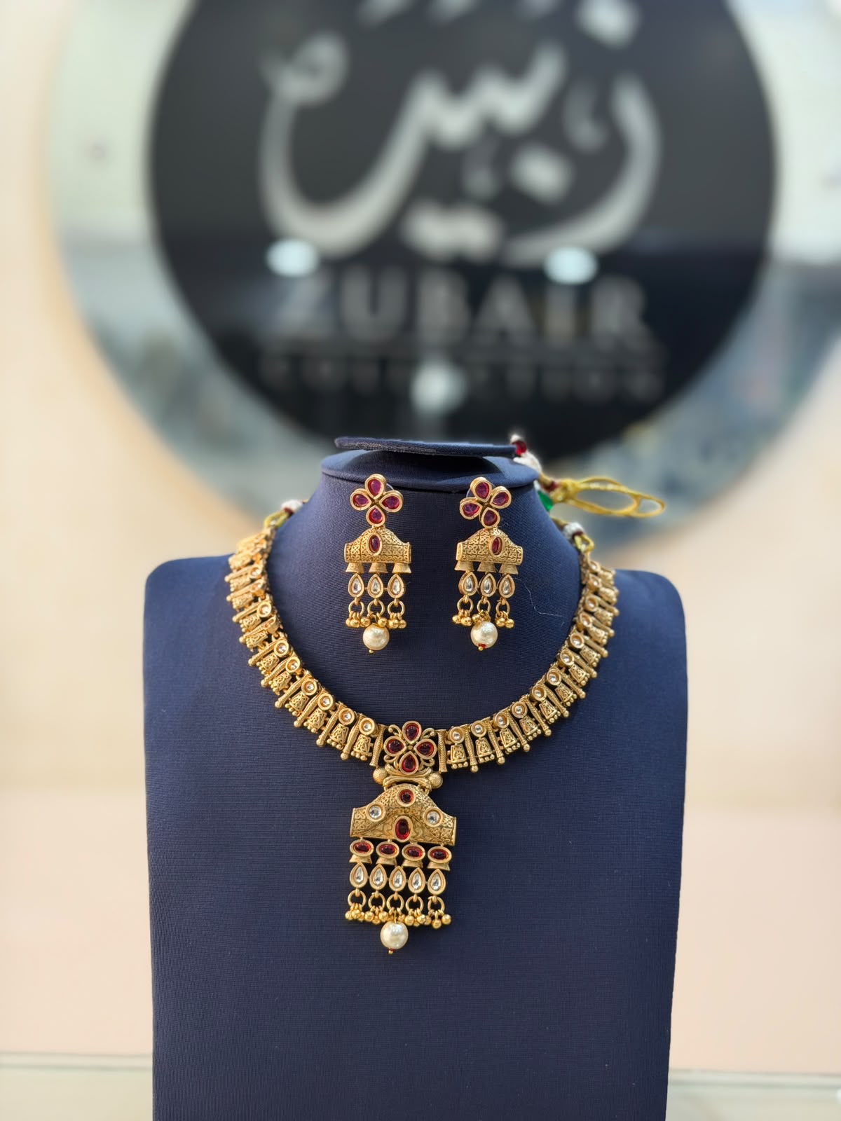 Royal Golden Rajwadi Choker Set – Bridal Necklace & Earrings | Wedding Collection | New Arrival 2