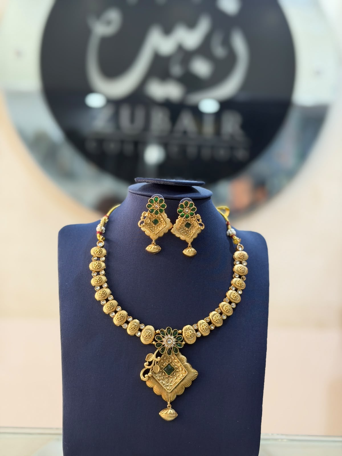 Royal Golden Rajwadi Choker Set – Bridal Necklace & Earrings | Wedding Collection | New Arrival 3