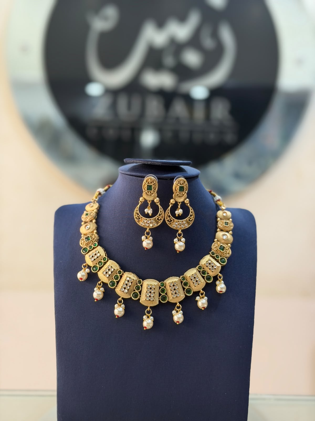 Royal Golden Rajwadi Choker Set – Bridal Necklace & Earrings | Wedding Collection | New Arrival 4