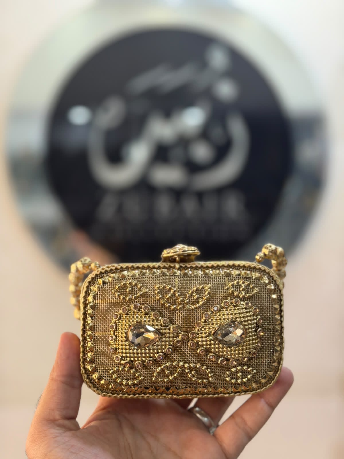 Luxury Golden Heer Collection Clutch_Small size_New Arrival_ Design 1