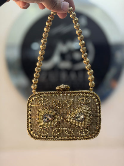 Luxury Golden Heer Collection Clutch_Small size_New Arrival_ Design 1
