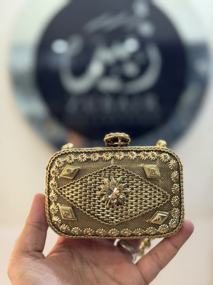 Luxury Golden Heer Collection Clutch_Small Size_New Arrival_Design 18