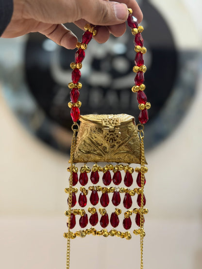 Stylish Indian Designer Metal Clutch_Mini Size_New Arrival