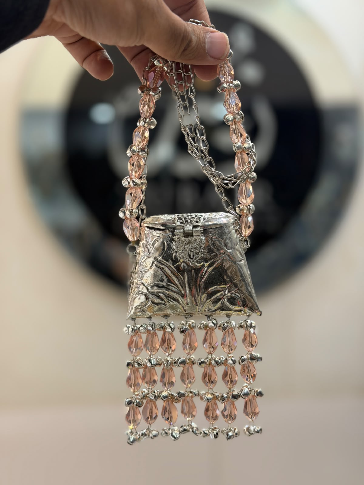 Stylish Indian Designer Metal Clutch_Mini Size_New Arrival
