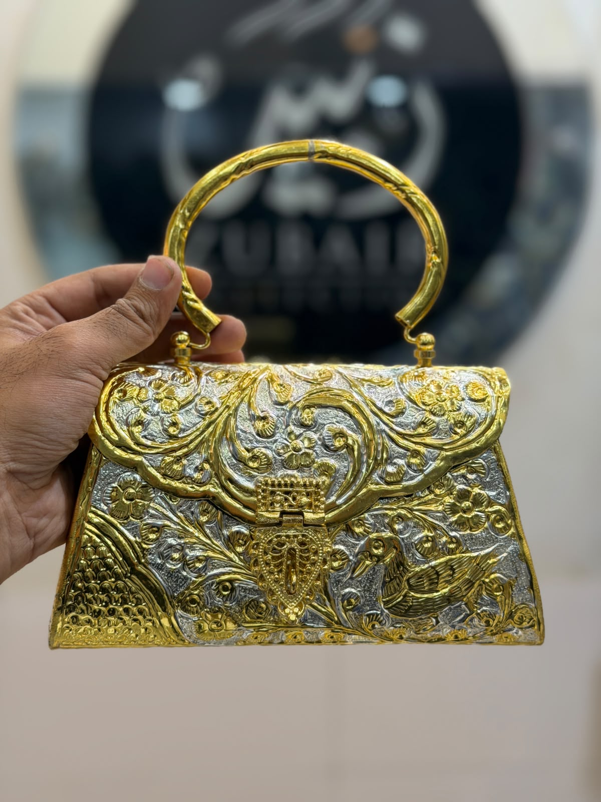 2Tune Luxury Traditional Indian Large Metal Clutch_New Arrival_ 1