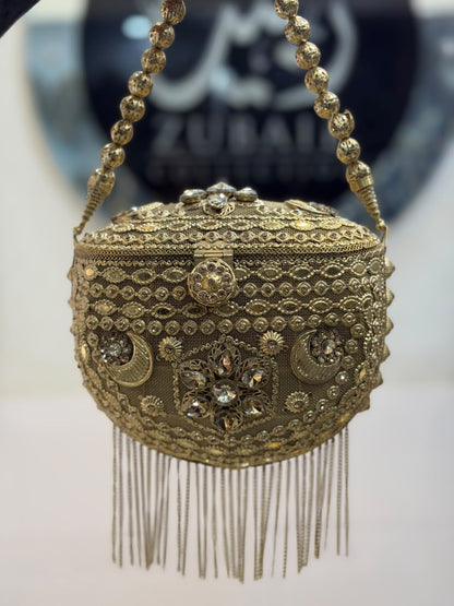 2Tune Luxury Traditional Indian Large Metal Clutch_New Arrival_ 6